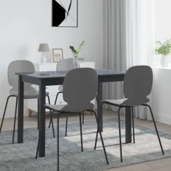 Mesa de comedor Noia rectangular madera de caucho 75x114x71 cm