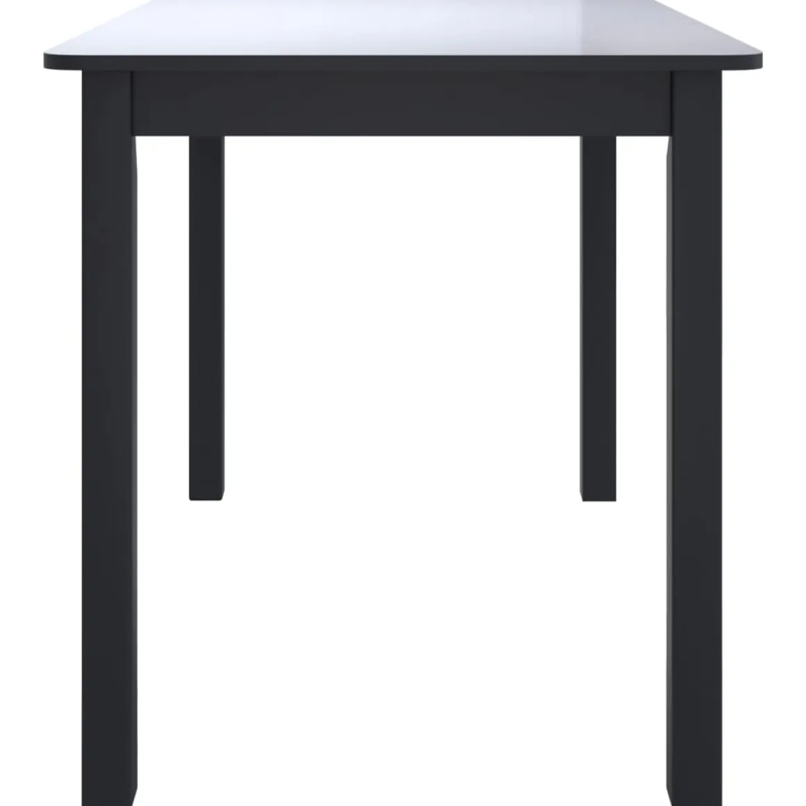 Mesa de comedor Noia rectangular madera de caucho 75x114x71 cm