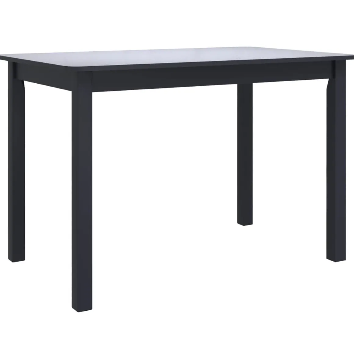 Mesa de comedor Noia rectangular madera de caucho 75x114x71 cm