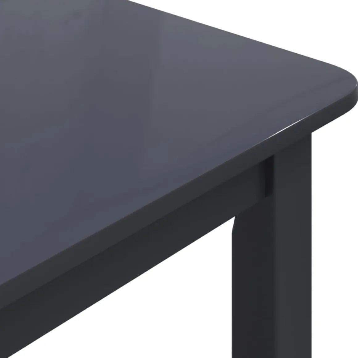 Mesa de comedor Noia rectangular madera de caucho 75x114x71 cm