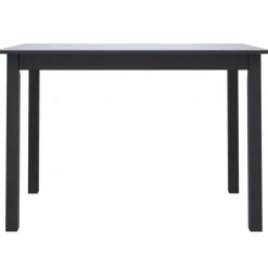 Mesa de comedor Noia rectangular madera de caucho 75x114x71 cm