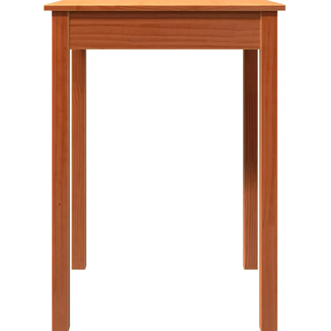 Mesa de comedor Sakura madera de pino marrón 75x55x55 cm