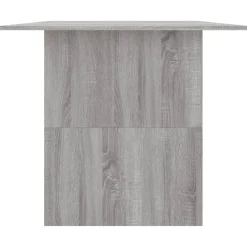 Mesa de comedor Seña rectangular gris 76x180x90 cm