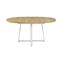 Mesa de comedor Sofia redonda extensible Ø110x76 cm