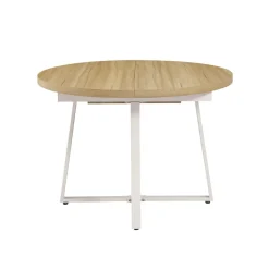 Mesa de comedor Sofia redonda extensible Ø110x76 cm