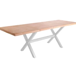 Mesa de comedor X-Loft extensible forma rectangular 76x140-180-220x90 cm