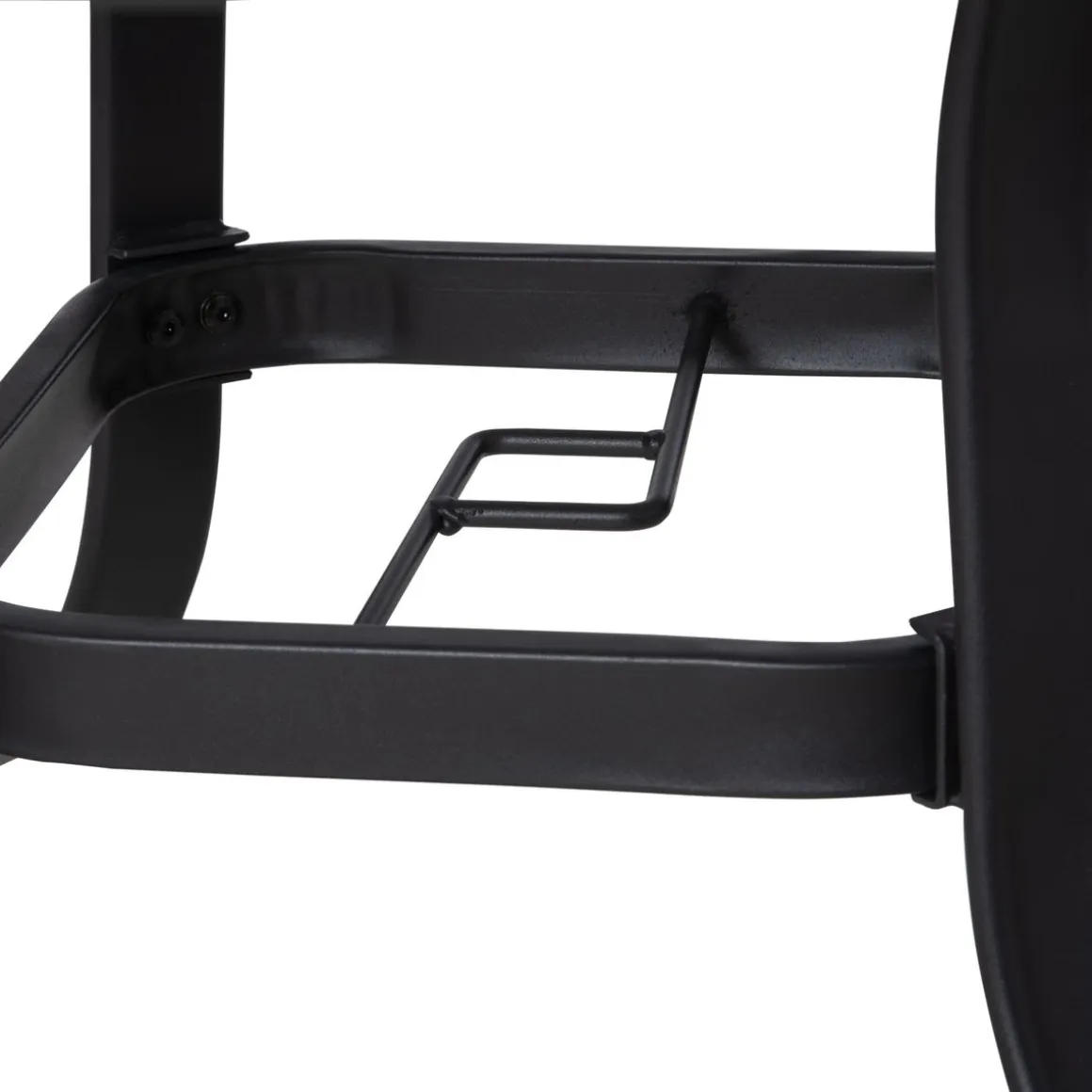 Mesa de cristal de jardín Outsunny redonda con agujero negro Ø106,5x71 cm