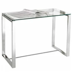 Mesa de escritorio Benetto patas cromadas 75x100x50 cm