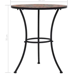Mesa de exterior Bistró cerámica Ø60x72 cm