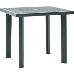 Mesa de exterior con orificio para sombrilla 72x80x75 cm