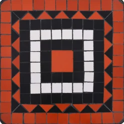 Mesa de exterior Mosaico cerámica 56x35x35 cm