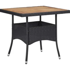 Mesa de exterior Solé madera de acacia 75x80x80 cm