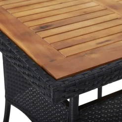 Mesa de exterior Solé madera de acacia 75x80x80 cm