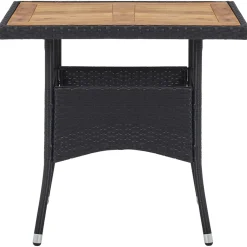 Mesa de exterior Solé madera de acacia 75x80x80 cm