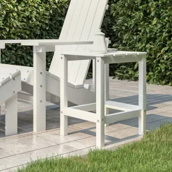 Mesa de jardín Adirondack auxiliar 46x38x38 cm