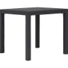 Mesa de jardín Avenzza 4 personas marrón 72x79x79 cm