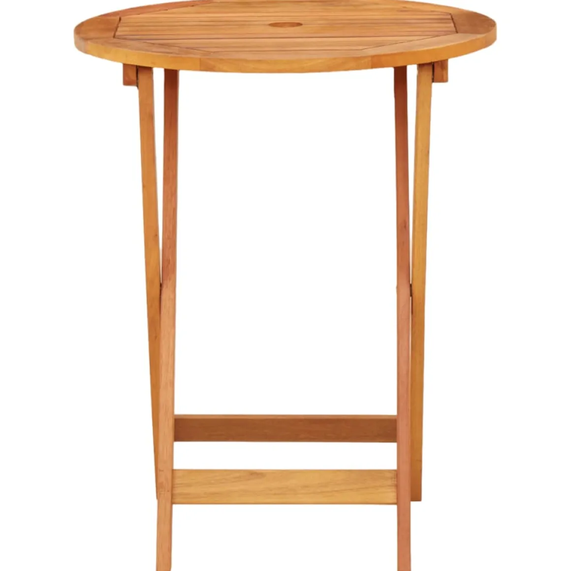 Mesa de jardín Colina plegable madera de eucalipto Ø60x75 cm