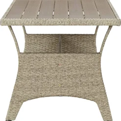 Mesa de jardín Faro gris 66x120x70 cm