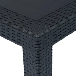 Mesa de jardín Gardenia antracita 72x220x90 cm