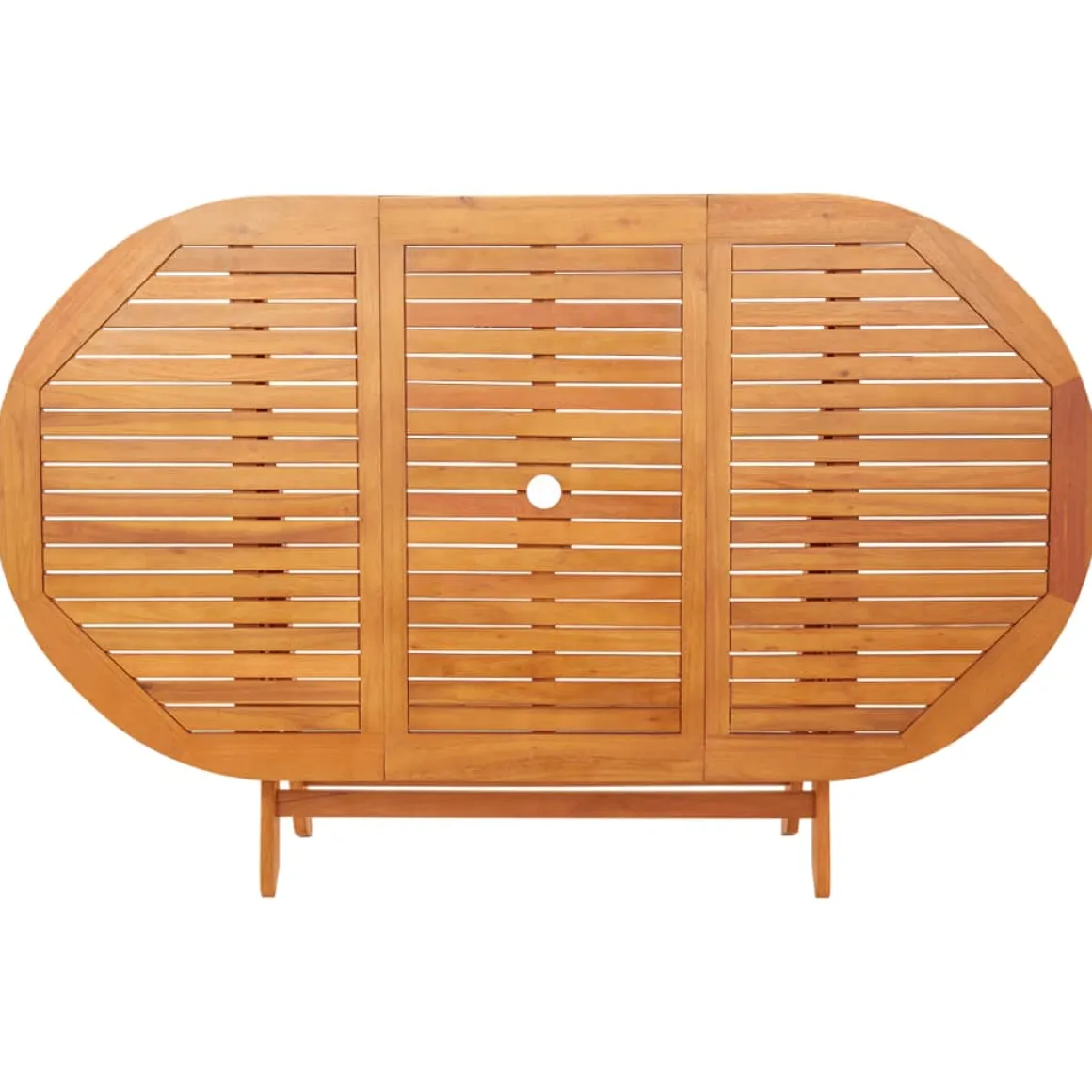 Mesa de jardín Mountain plegable madera de eucalipto 75x160x85 cm