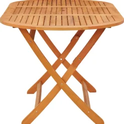 Mesa de jardín Mountain plegable madera de eucalipto 75x160x85 cm
