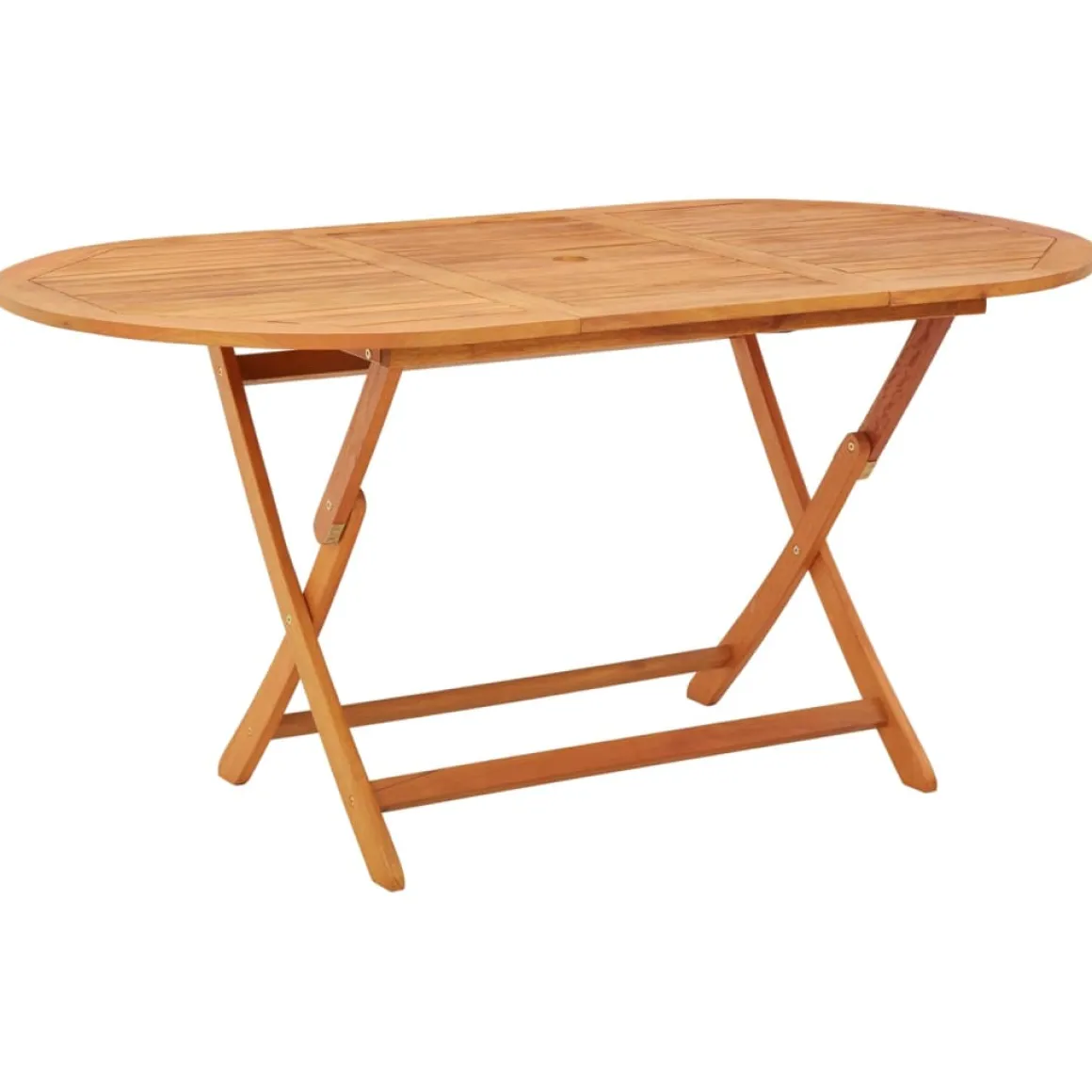 Mesa de jardín Mountain plegable madera de eucalipto 75x160x85 cm