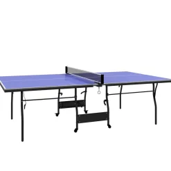 Mesa de ping-pong Nexa Sportnow + palas + pelotas verde 76x152,5x274 cm