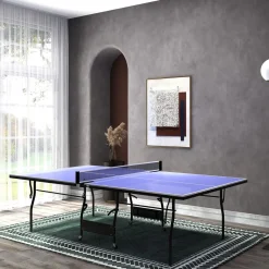 Mesa de ping-pong Nexa Sportnow + palas + pelotas verde 76x152,5x274 cm