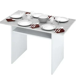 Mesa desplegable Tavolo blanco artik/cemento