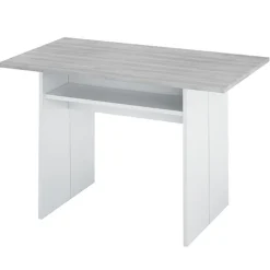 Mesa desplegable Tavolo blanco artik/cemento