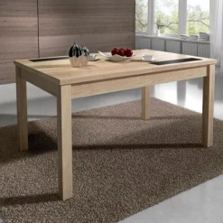 Mesa extensible Lara 75x140-180x90 cm