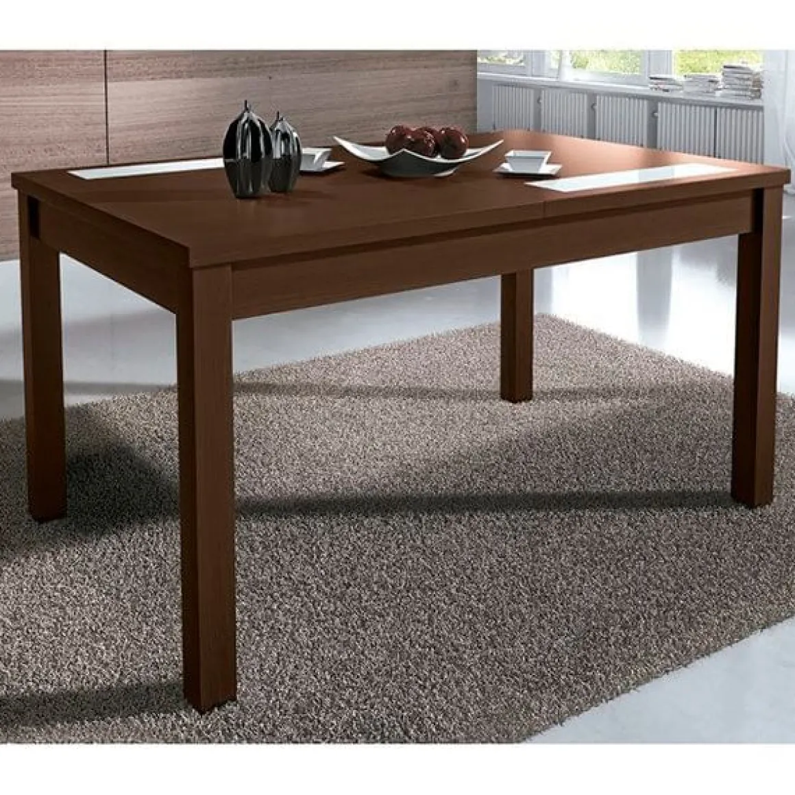 Mesa extensible Lara 75x140-180x90 cm