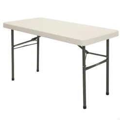 Mesa plegable Lifetime 4 personas forma rectangular 74x122x61 cm