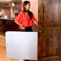 Mesa plegable Lifetime 6 personas forma rectangular 74x185x76 cm
