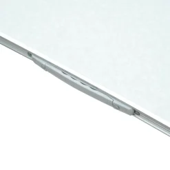 Mesa plegable Outsunny altura ajustable blanco 47,5-64x60x45 cm