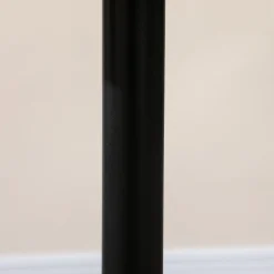 Mesa redonda Shungit Homcom 2 personas negro Ø70x75 cm