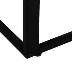 Mesita auxiliar Moka Homcom especial sofá nogal 64,2x50,8x40,6 cm