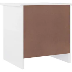 Mesita de noche Alta 1 cajón + 1 hueco madera 41x41x35 cm