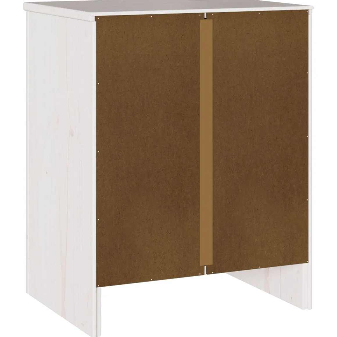 Mesita de noche Drammen 3 cajones 56x45x35 cm