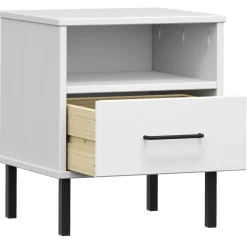 Mesita de noche Oslo 1 hueco + 1 cajón 46,5x40x35 cm