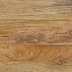 Mesita de noche Reinita 1 cajón + compartimento madera maciza natural 46x40x33 cm