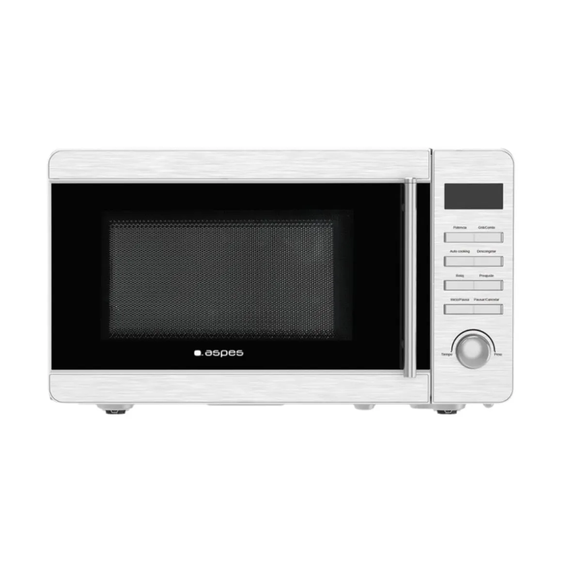 Microondas Aspes AMW2701DGX 800W 20L con grill 8 programas inox