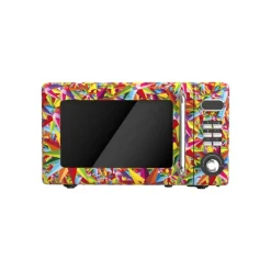 Microondas Cecotec ProClean 5110 Retro Coloring Tech 700W 20L con grill multicolor