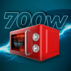 Microondas con grill Cecotec ProClean 3110 Retro 700W 20L diseño vintage