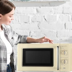 Microondas con grill Infiniton MW-RT20B/MW-RC21 700W 20L estilo vintage