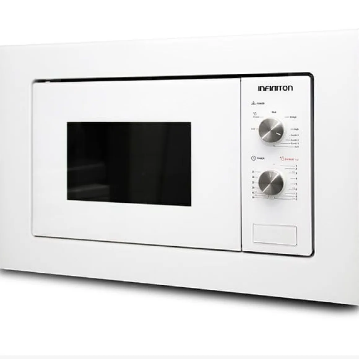 Microondas encastrable Infiniton IMW-WHITE1720 con grill blanco