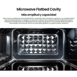 Microondas Infiniton MW-F102 700W 20L tecnología Flatbed negro
