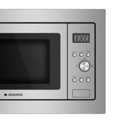Microondas integrable Aspes AMWI2701DGX 20L con grill 8 programas inox