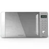 Microondas ProClean 5120 Mirror Cecotec 20L 700W 8 programas/pantalla LED gris 25,5x43,8x35,8 cm