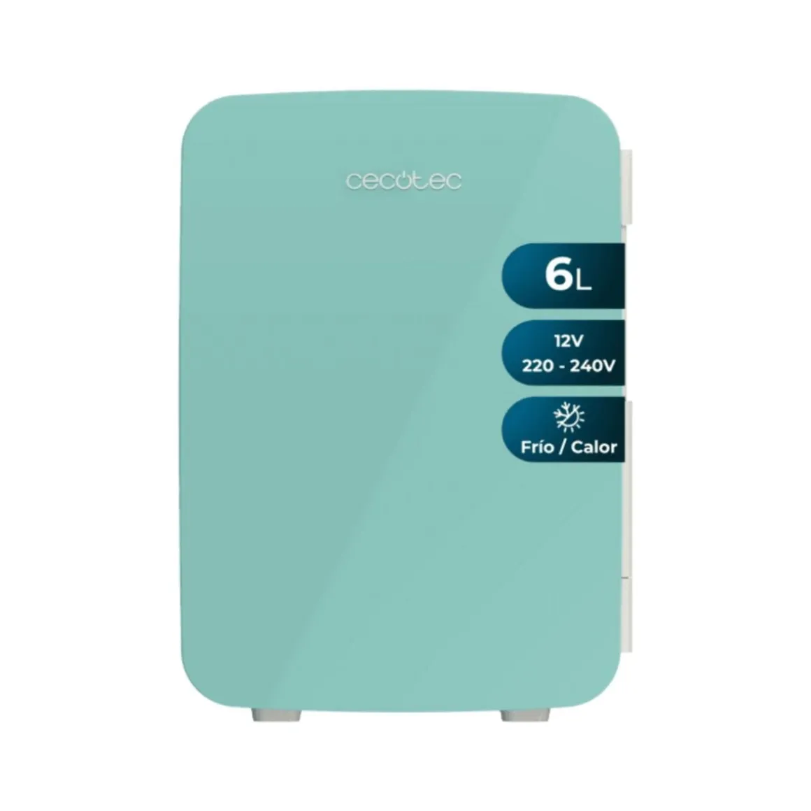 Mini frigorífico Cecotec Bolero MiniCooling Bahamas 6L 12V turquesa